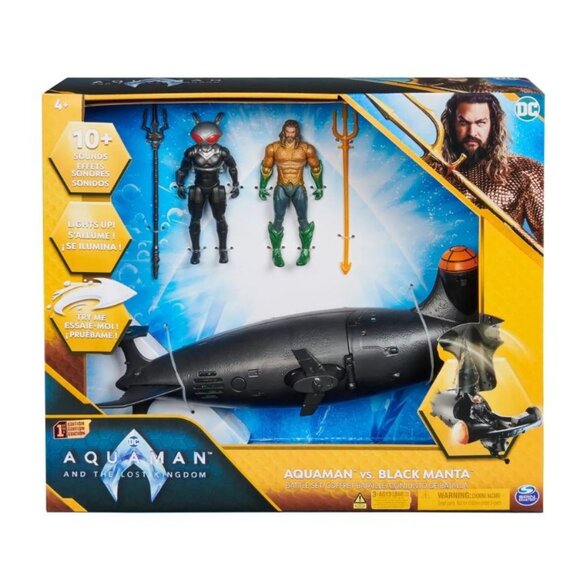 DC Comics Aquaman vs Black Manta Battle Action Figure Playset - Picture 7 of 11